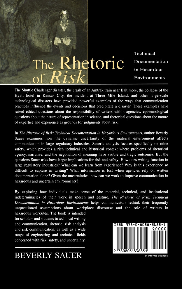 The Rhetoric of Risk