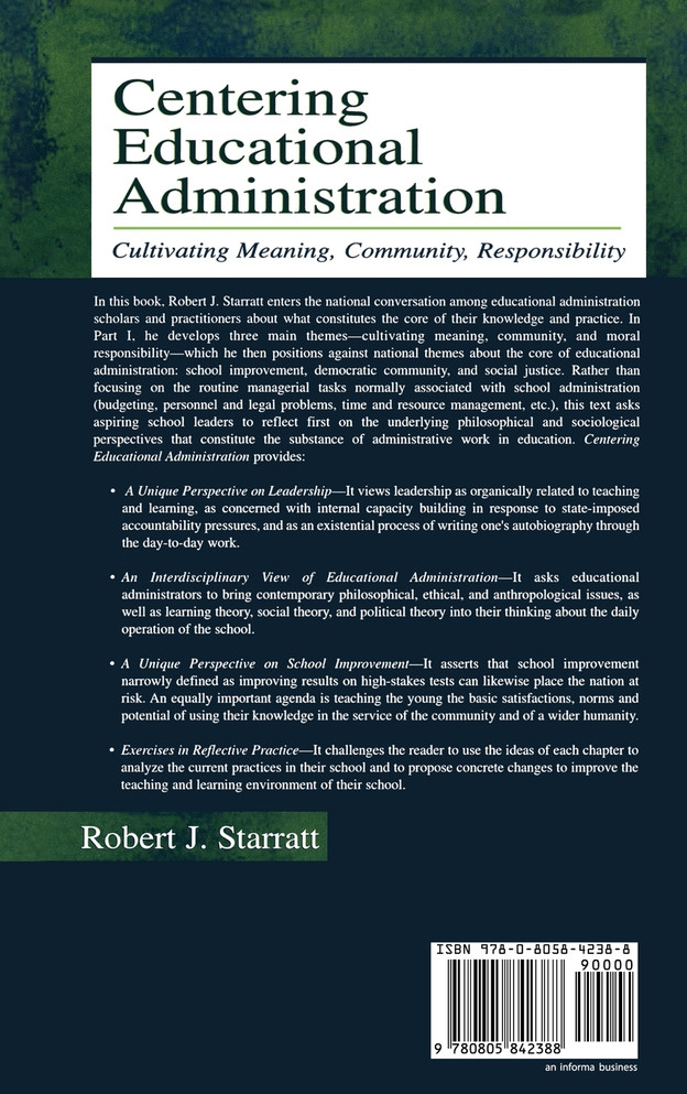 Centering Educational Administration
