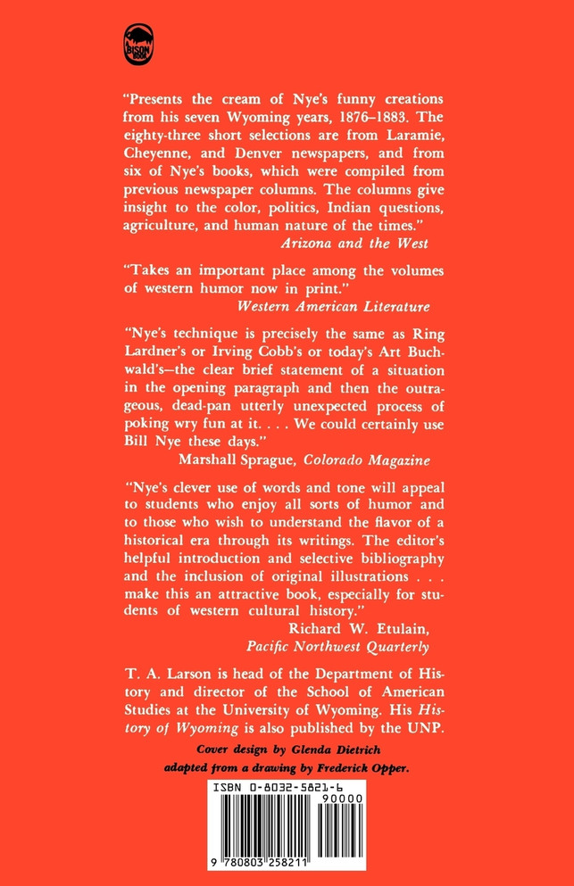 Bill Nye's Western Humor