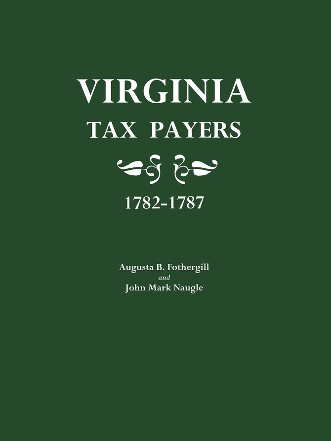 Virginia Tax Payers 1782-1787