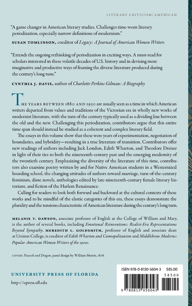 American Literary History and the Turn toward Modernity