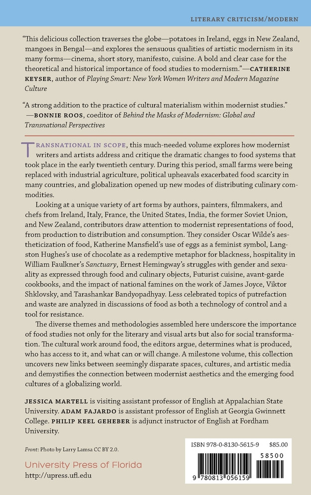 Modernism and Food Studies