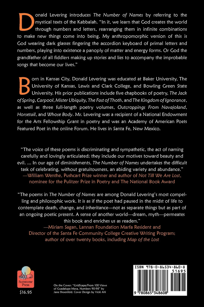 The Number of Names, Poems