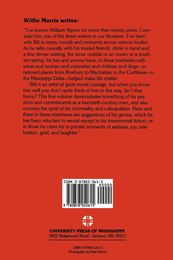 Conversations with William Styron