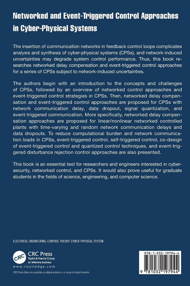 Networked and Event-Triggered Control Approaches in Cyber-Physical Systems