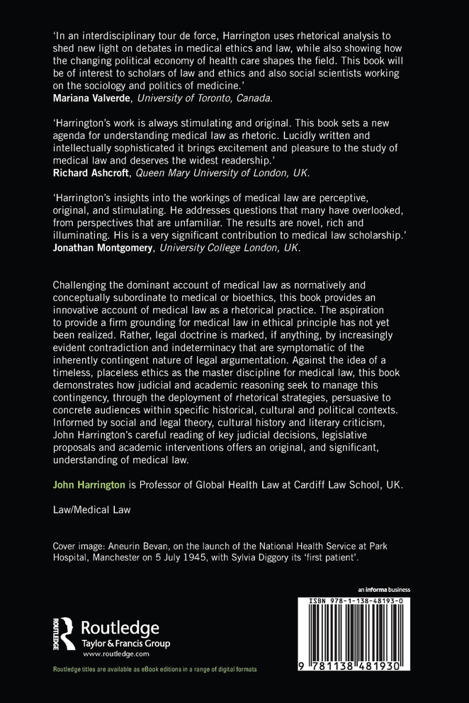 Towards a Rhetoric of Medical Law