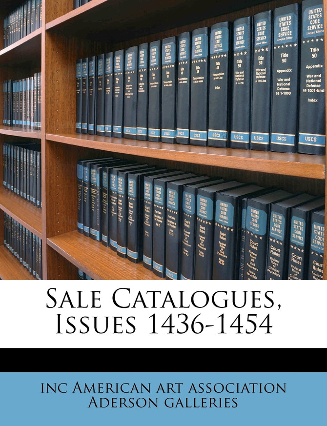 Sale Catalogues, Issues 1436-1454