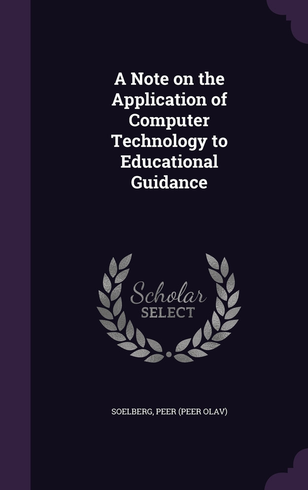 A Note on the Application of Computer Technology to Educational Guidance