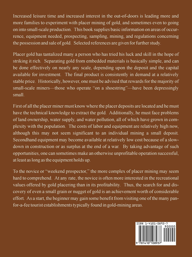 How to Mine and Prospect for Placer Gold