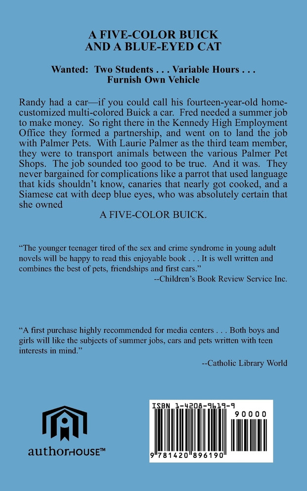 A Five-Color Buick and a Blue-Eyed Cat