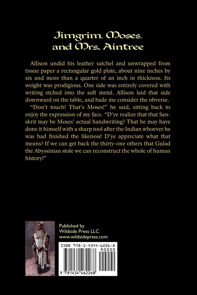 Jimgrim, Moses, and Mrs. Aintree