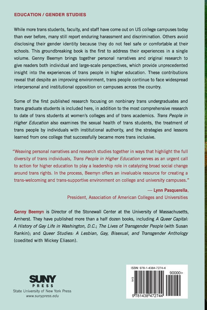 Trans People in Higher Education