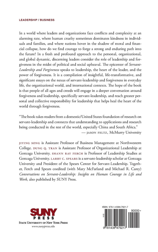 Servant-Leadership and Forgiveness