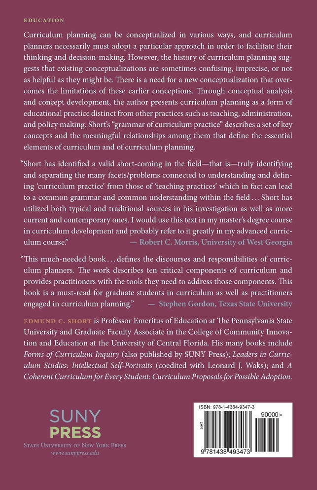Toward a Grammar of Curriculum Practice