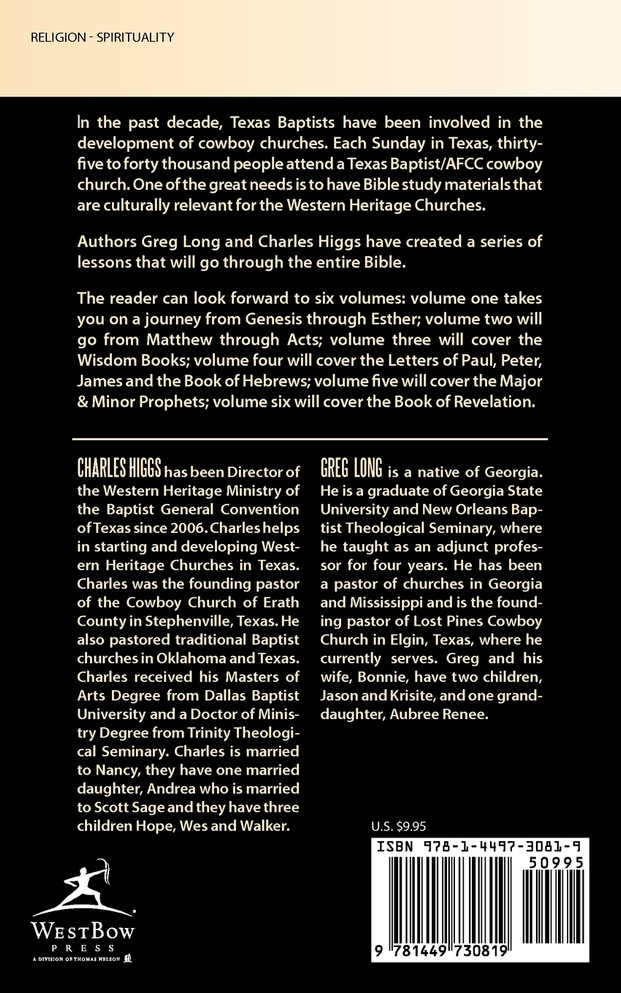 Get Your Bible Out of the Saddle Bag!