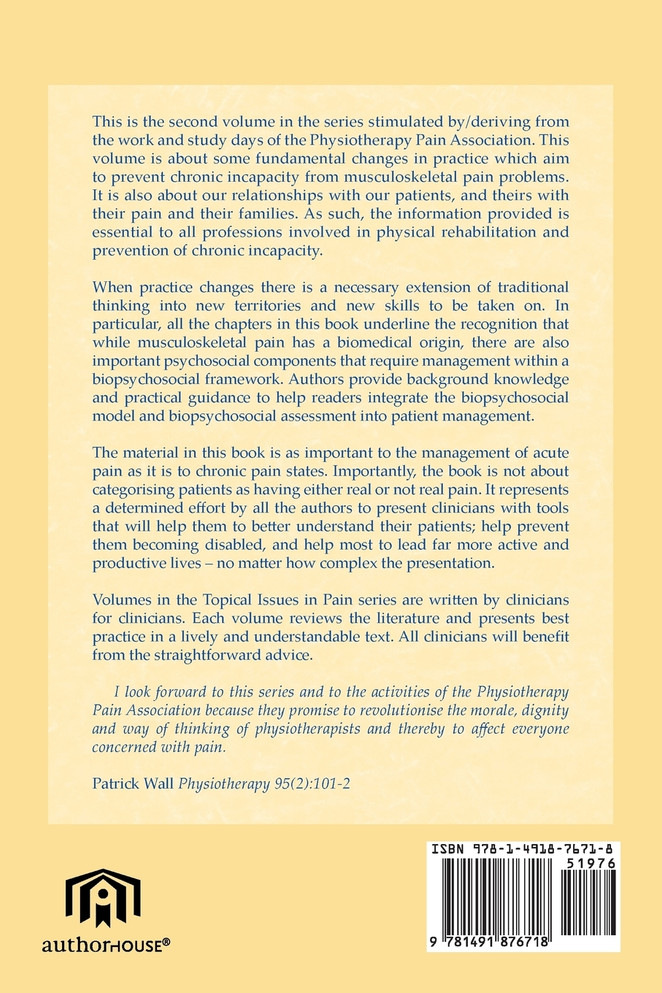 Topical Issues in Pain 2