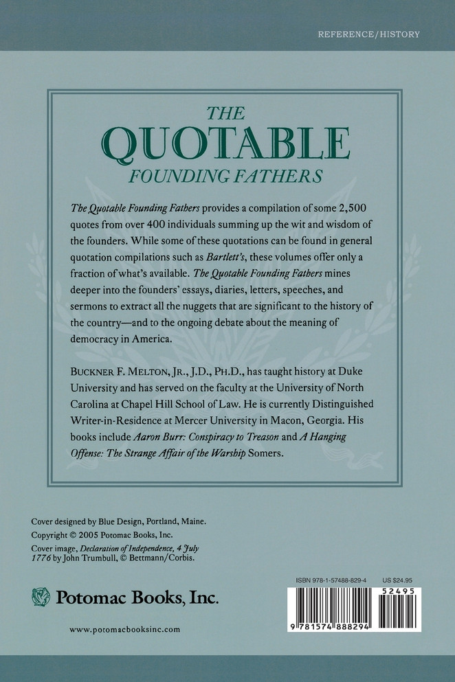 Quotable Founding Fathers