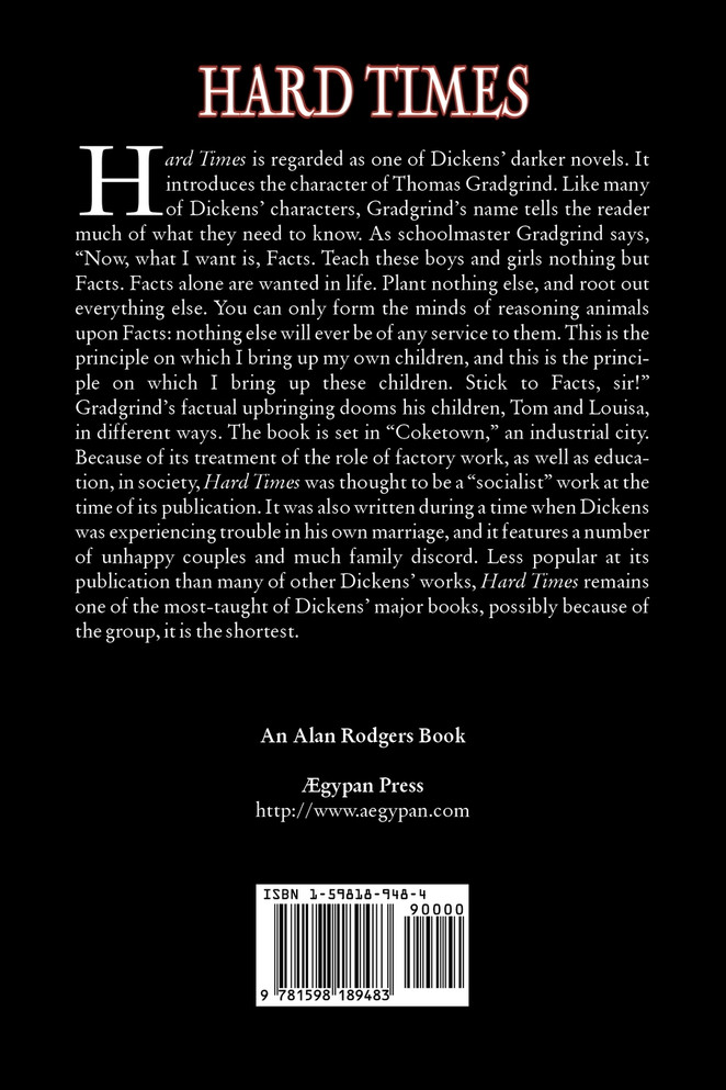 Hard Times by Charles Dickens, Fiction, Classics