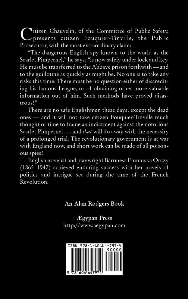 The League of the Scarlet Pimpernel by Baroness Orczy Juvenile Fiction, Action & Adventure