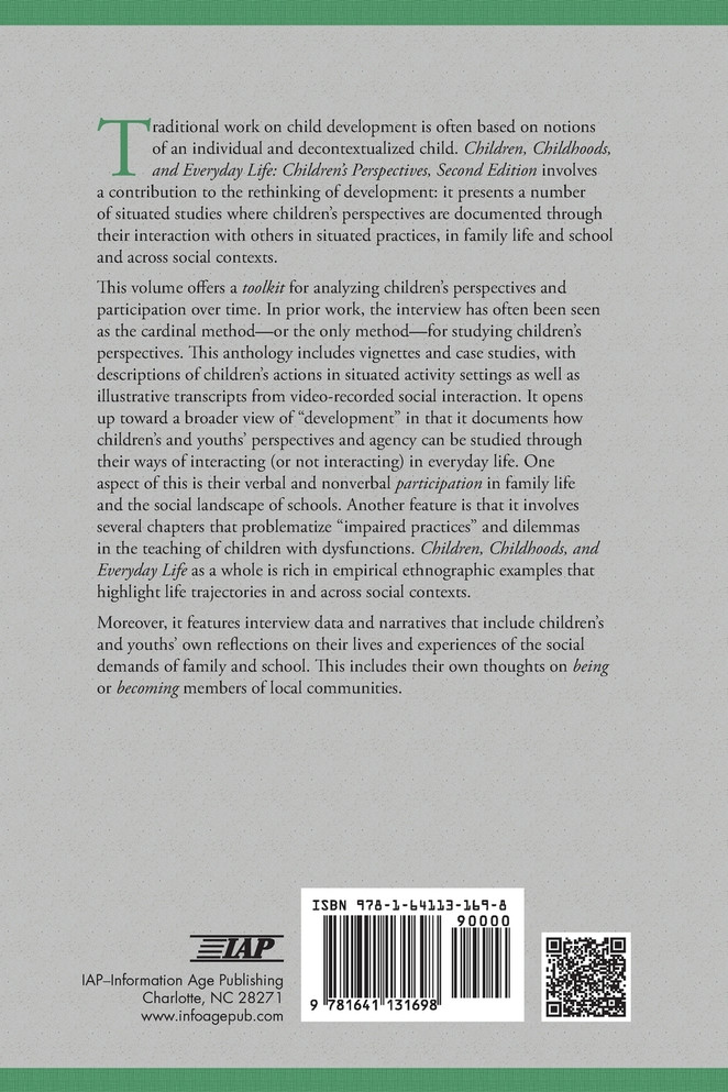 Children, Childhood, and Everyday Life