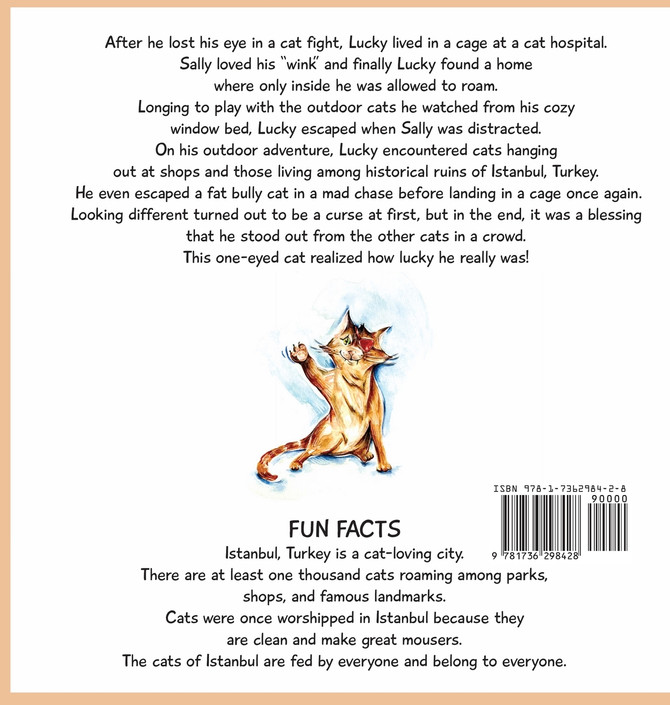 LUCKY, THE ONE-EYED CAT