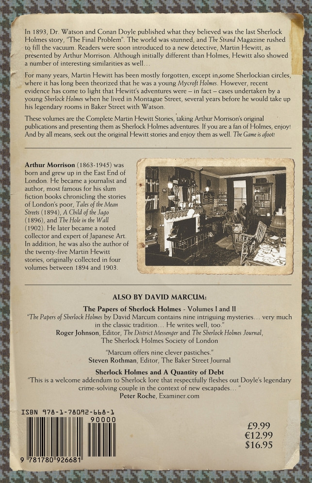 Sherlock Holmes in Montague Street Volume 2