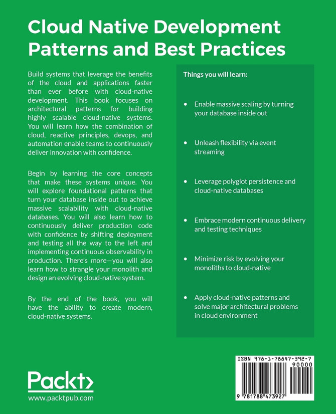 Cloud Native Development Patterns and Best Practices