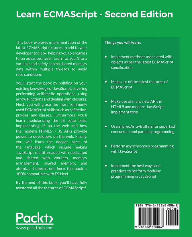 Learn ECMAScript - Second Edition