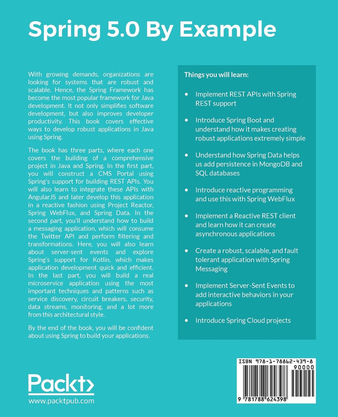 Spring 5.0 By Example