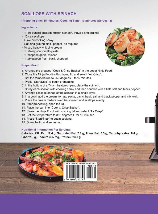 Ninja Foodi Pressure Cooker and Air Fryer Cookbook