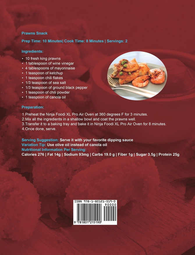 Ninja Foodi XL Pro Air Oven Cookbook for Beginners 2021