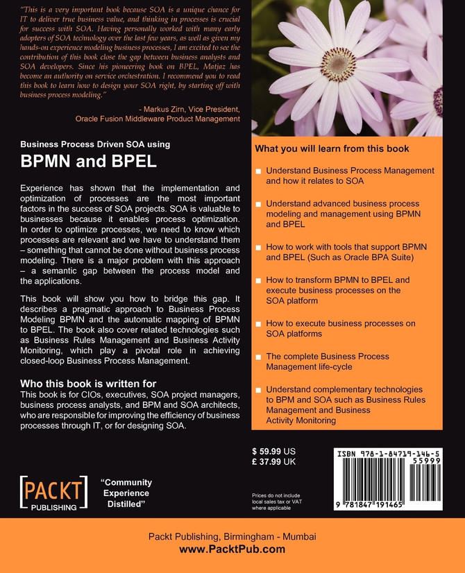 Business Process Driven Soa Using Bpmn and Bpel
