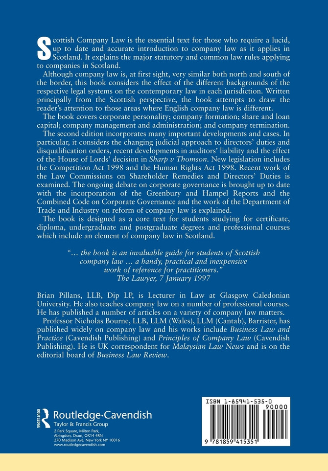 Scottish Company Law