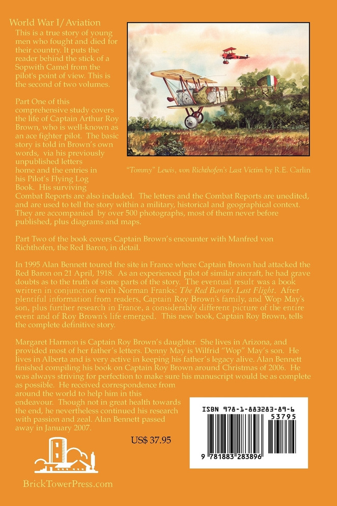 Captain Roy Brown, a True Story of the Great War, Vol. II