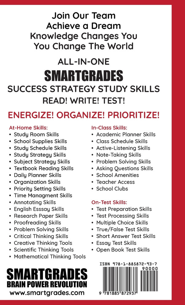 EVERY DAY AN EASY A Study Skills (Elementary School Edition) SMARTGRADES BRAIN POWER REVOLUTION