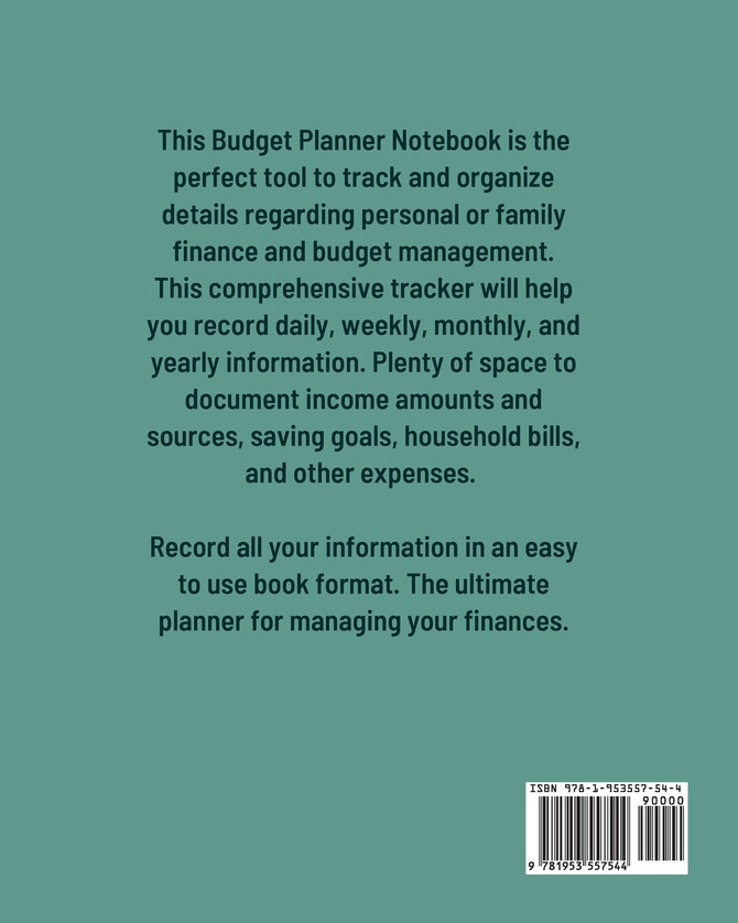 Budget Planner Notebook