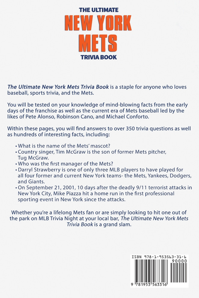 The Ultimate New York Mets Trivia Book