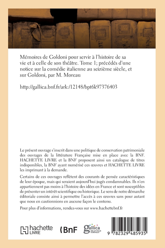 Mémoires. Tome 1