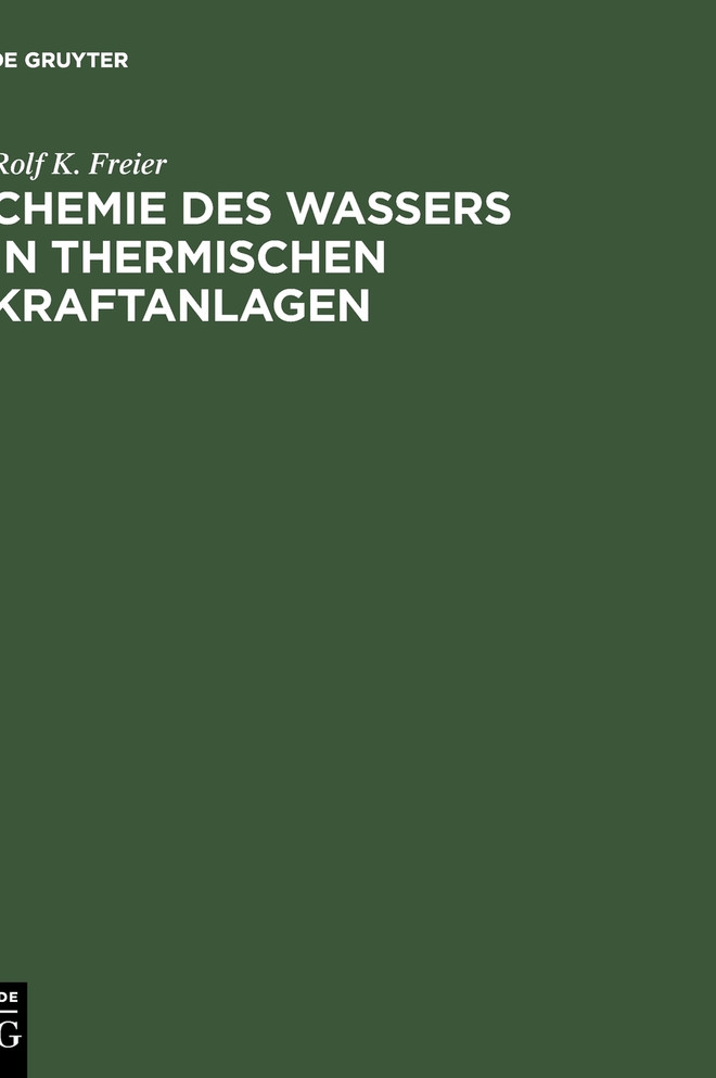 Chemie des Wassers in Thermischen Kraftanlagen