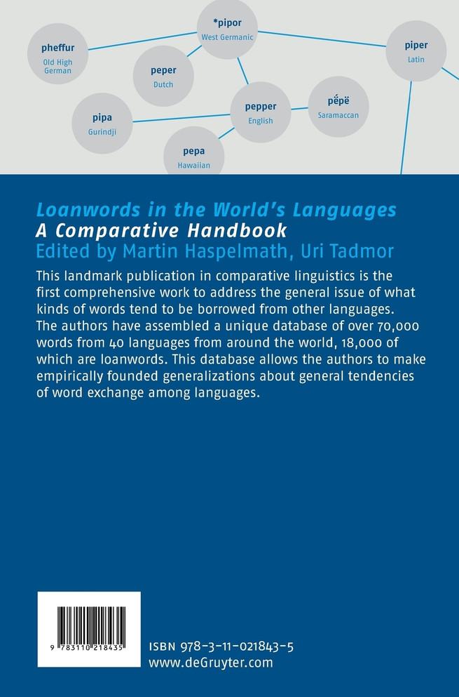 Loanwords in the World's Languages