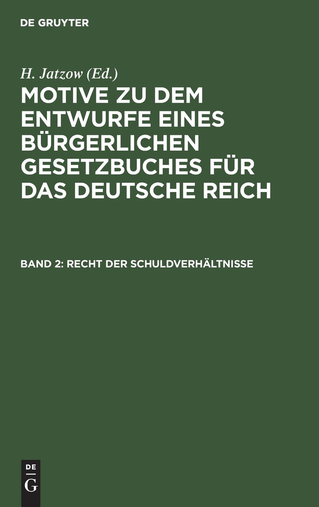Recht der Schuldverhältnisse