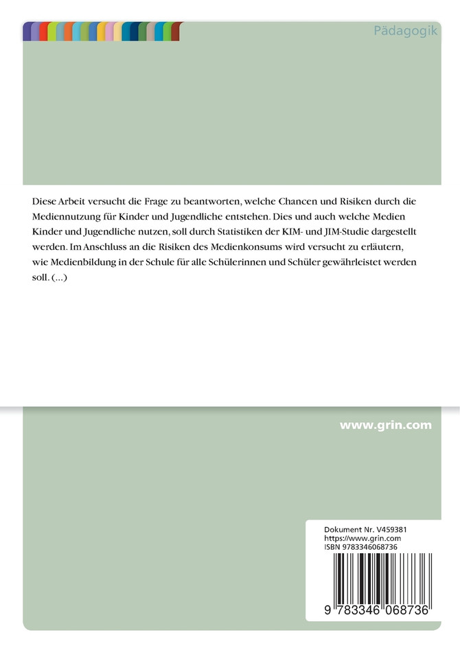 Aufwachsen im Medienzeitalter. Chancen und Risiken für Kinder und Jugendliche