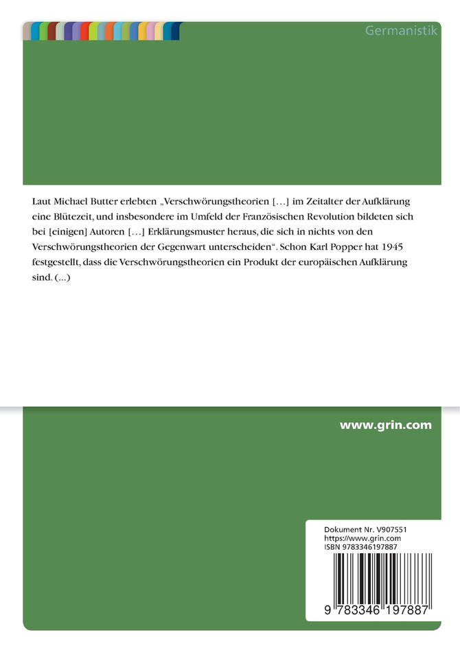 Verschwörungstheoretische Argumentation in Haschkas "Der Funke"
