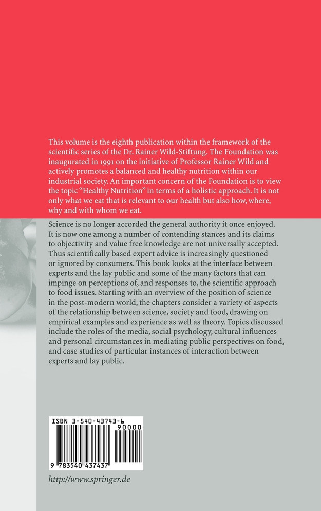 Food, Science and Society