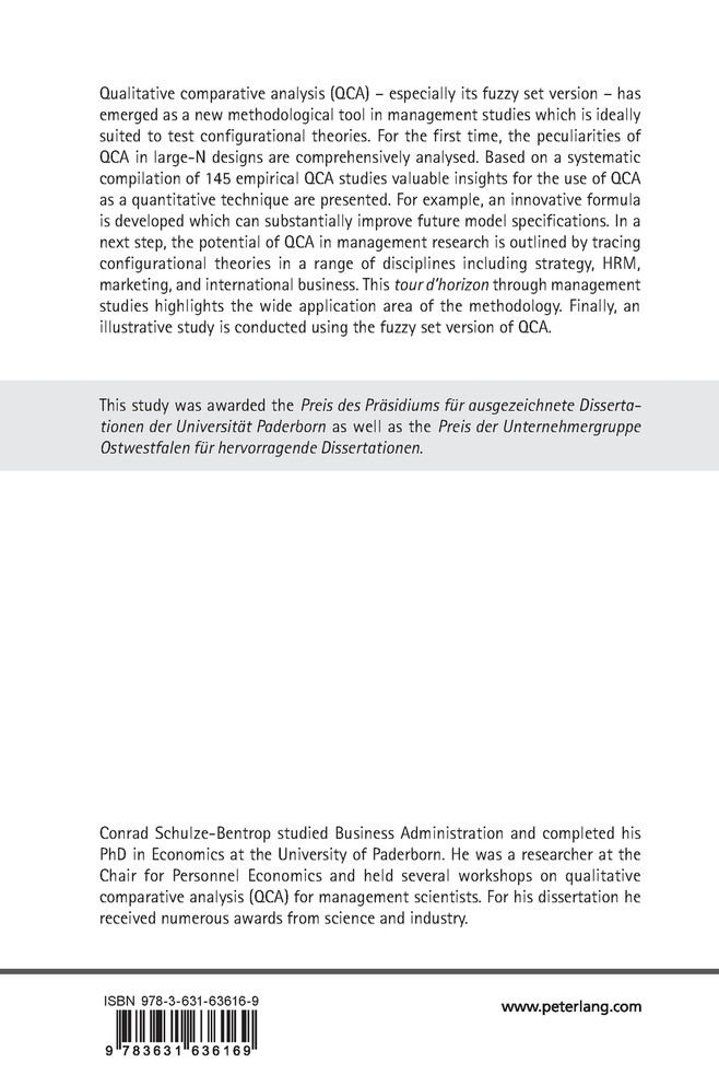 Qualitative Comparative Analysis (QCA) and Configurational Thinking in Management Studies