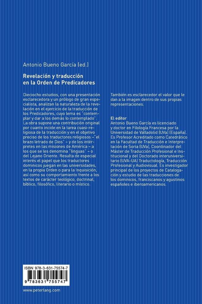 Revelación y traducción en la Orden de Predicadores