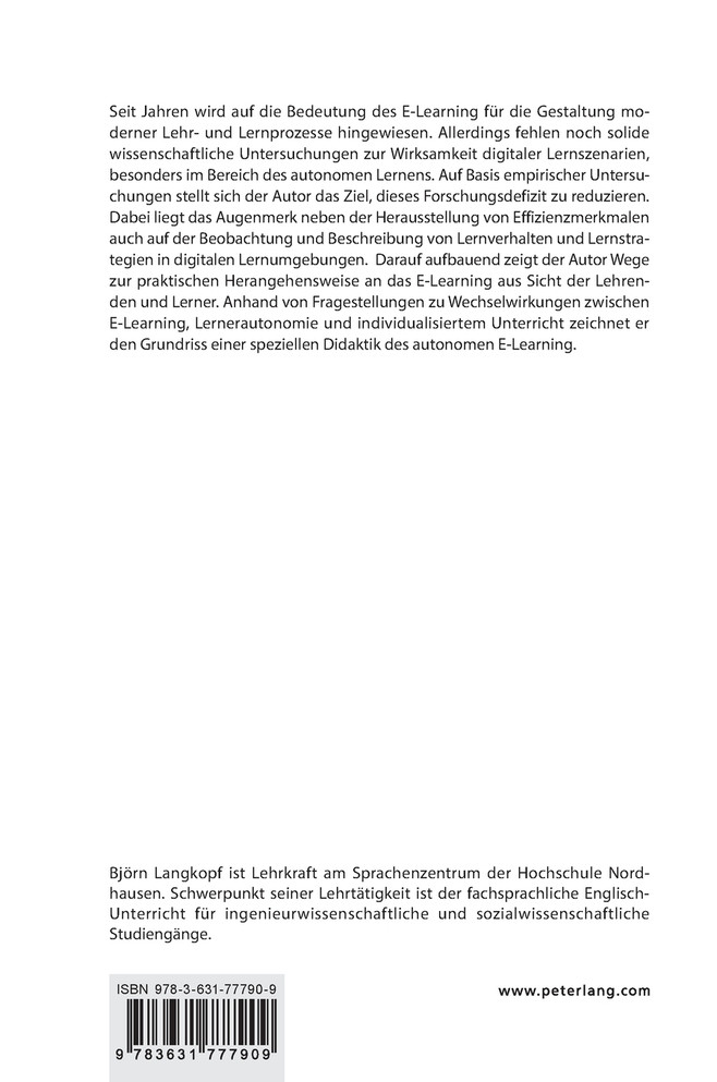 Autonomes E-Learning