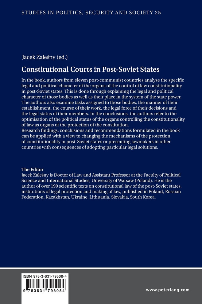 Constitutional Courts in Post-Soviet States
