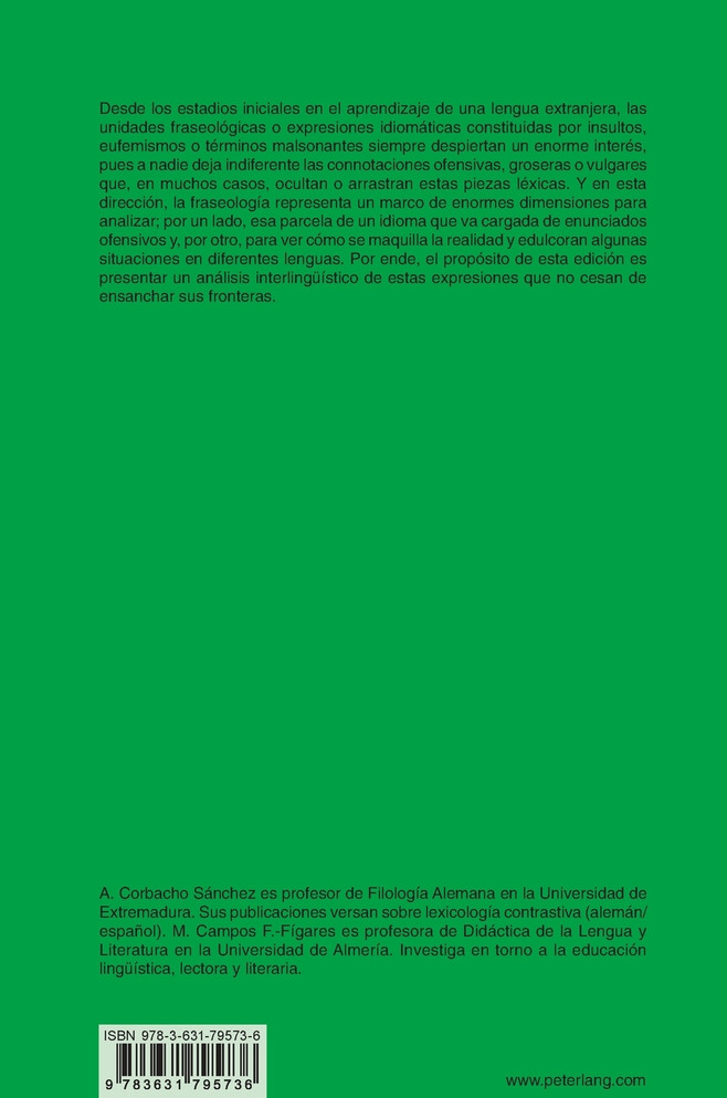 Nuevas reflexiones sobre la fraseología del insulto