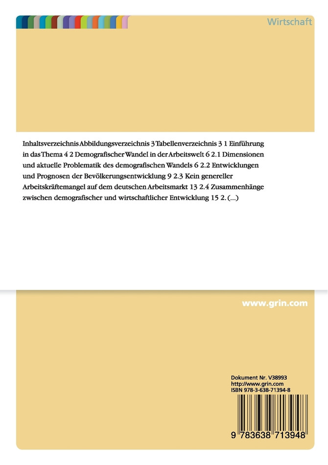 Demografischer Wandel